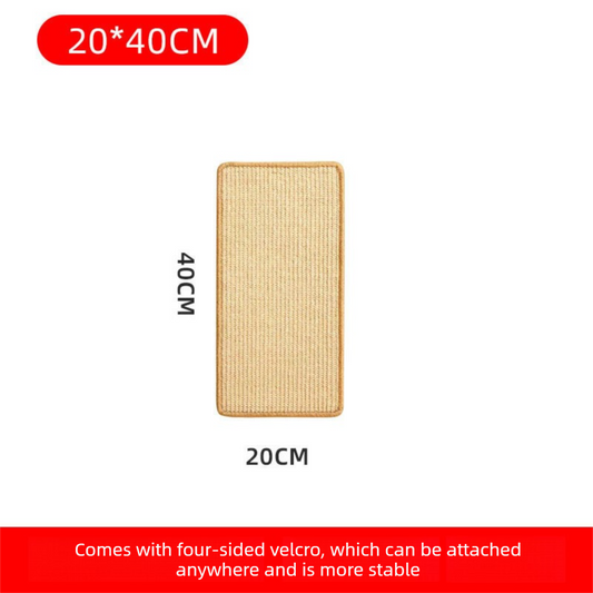 3-PCS Self-Adhesive Sisal Cat Scratching Mat Vertical Wall Mounted Scratcher Board for Furniture V888-ELOSUNG40849