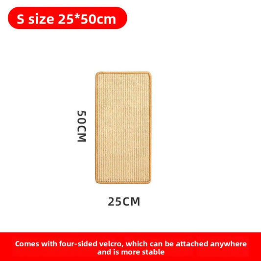 3-PCS Self-Adhesive Sisal Cat Scratching Mat Vertical Wall Mounted Scratcher Board for Furniture V888-ELOSUNG40850