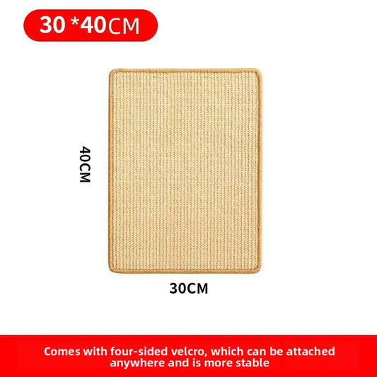 3-PCS Self-Adhesive Sisal Cat Scratching Mat Vertical Wall Mounted Scratcher Board for Furniture V888-ELOSUNG40851