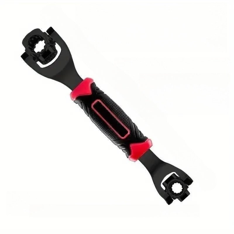 Black Universal Socket Wrench 360 Degree Rotating Head Multifunctional Dog Bone Spanner for Home and Auto V888-ELOSUNG40867
