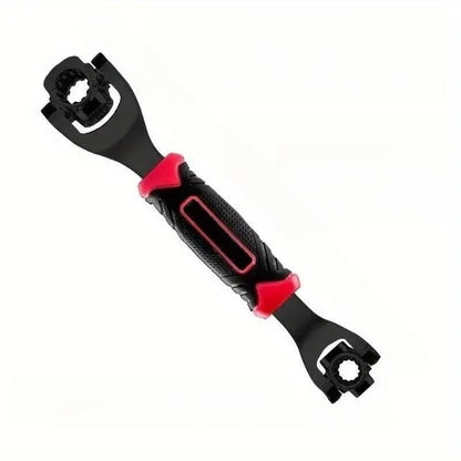 Black Universal Socket Wrench 360 Degree Rotating Head Multifunctional Dog Bone Spanner for Home and Auto V888-ELOSUNG40867