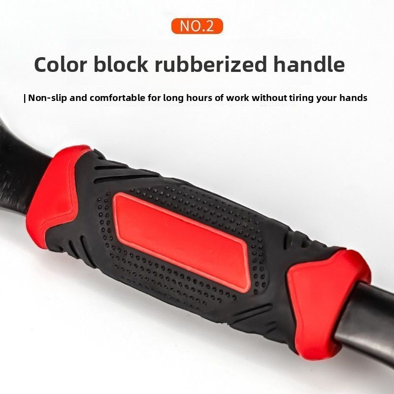 Black Universal Socket Wrench 360 Degree Rotating Head Multifunctional Dog Bone Spanner for Home and Auto V888-ELOSUNG40867
