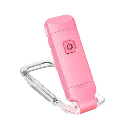 2-PCS Pink Mini USB Rechargeable LED Book Light Eye Protection Reading Lamp with Adjustable Clip and V888-ELOSUNG40878