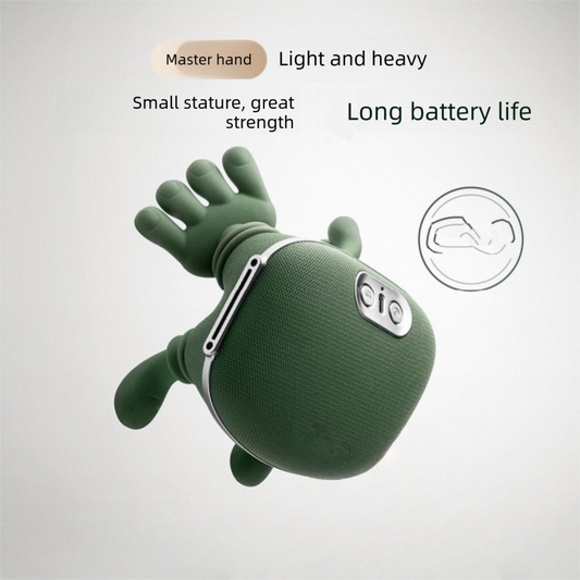 Green Cordless Shoulder and Neck Massager with Heat Rechargeable Shiatsu Deep Tissue Massage Pillow for Pain V888-ELOSUNG40902
