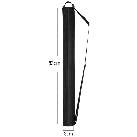 Black Insulated Golf Beer Cooler Bag Cylindrical Tube Design with PEVA Lining 83cm Portable Crossbody V888-ELOSUNG40970