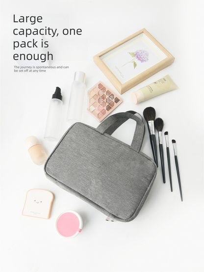 Black Waterproof 4-Fold Hanging Toiletry Bag with Wet/Dry Separation for Australian Travel & Cosmetics V888-ELOSUNG41012