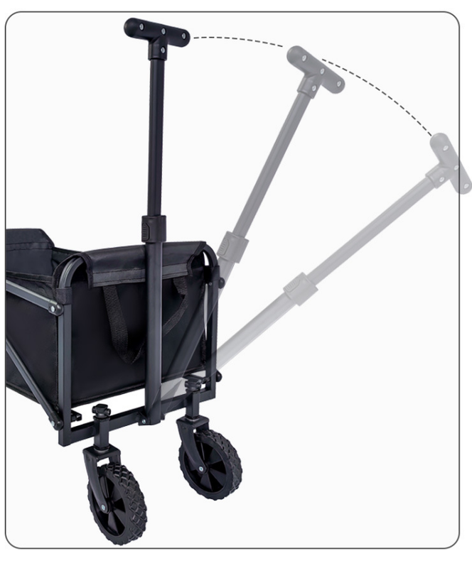 Mini Foldable Outdoor Camping & Utility Wagon with 5-Inch Wheels V888-ELOSUNG41017