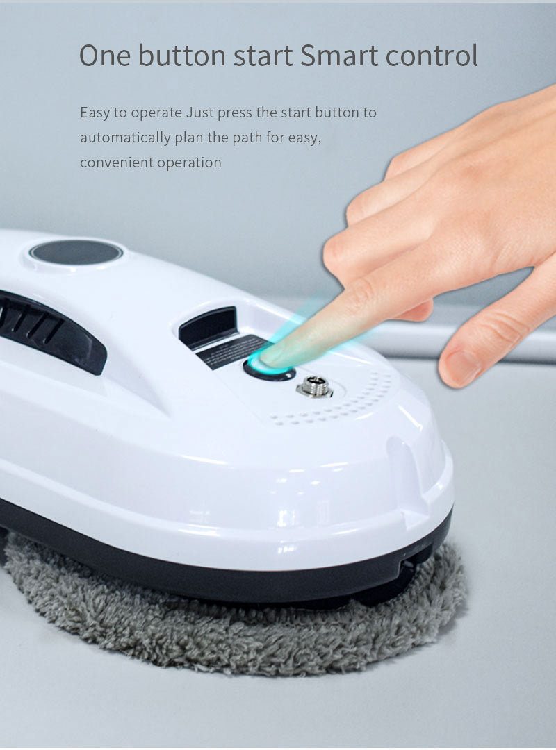 Smart Robot Window Cleaner - Automatic Glass Cleaning Washer with Remote Control - 2800Pa Suction & UPS V888-ELOSUNG41027
