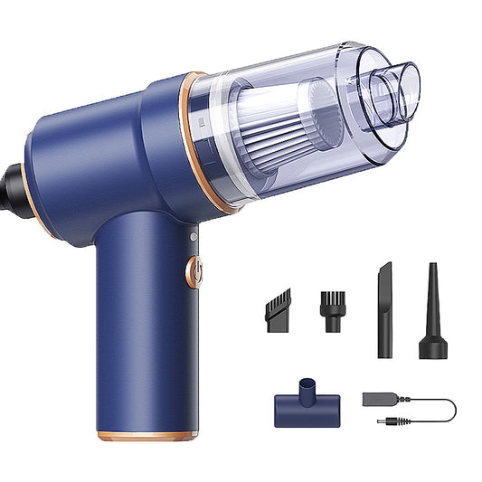 Cordless Handheld Car Vacuum Cleaner 2-in-1 Air Duster Blower 120W High Power Portable Mini Detailer for Auto V888-ELOSUNG41041