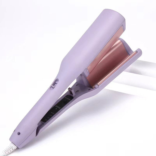 32mm French Style Hair Waver Curler Mermaid Waves Iron V-Shape Barrel Negative Ion Fast Heating Styling Tool V888-ELOSUNG41115