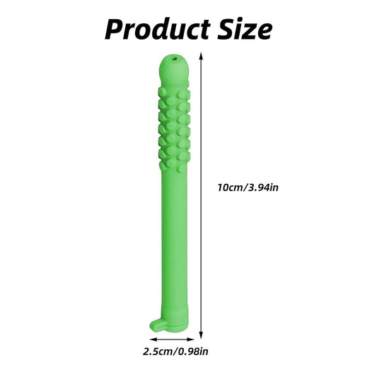 5 Pack Silicone Essential Oil Breathing Stick Chewable Fidget Tube for Stress Relief & Focus Mixed Berry Jam V888-ELOSUNG41150