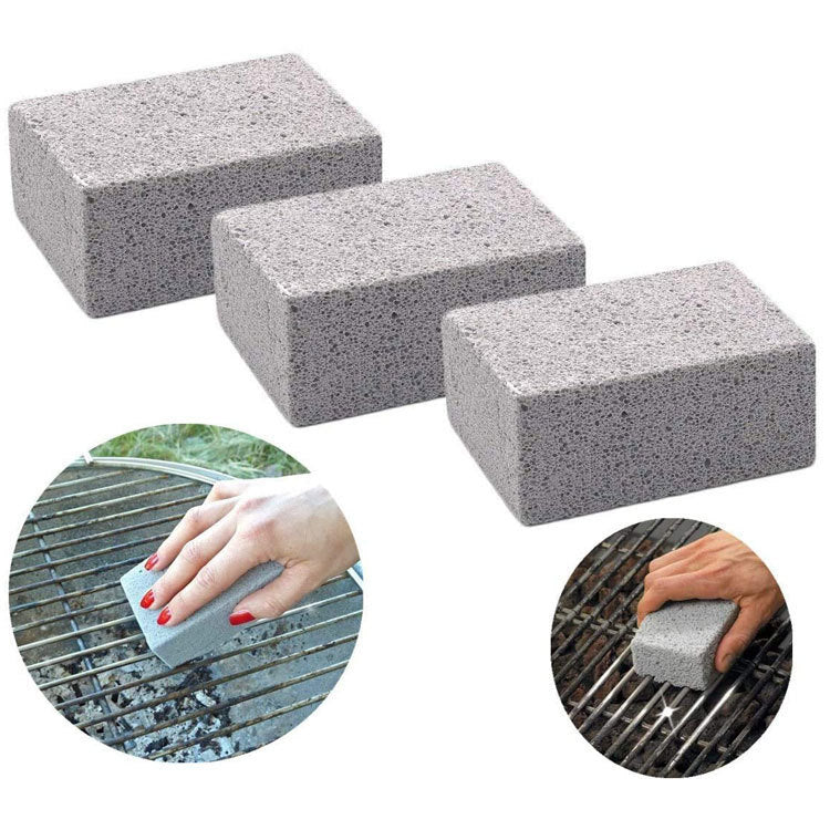 5 Pack Grill Cleaning Brick Pumice Stone BBQ Cleaner Block Heavy Duty Grease Remover for Griddle Stove and V888-ELOSUNG41190