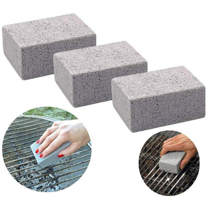 5 Pack Grill Cleaning Brick Pumice Stone BBQ Cleaner Block Heavy Duty Grease Remover for Griddle Stove and V888-ELOSUNG41190