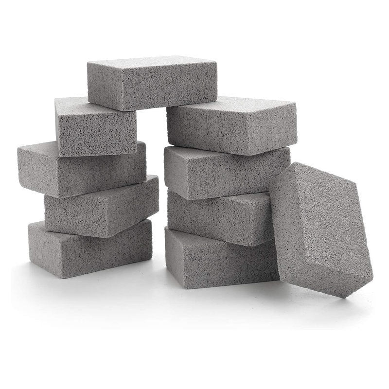 5 Pack Grill Cleaning Brick Pumice Stone BBQ Cleaner Block Heavy Duty Grease Remover for Griddle Stove and V888-ELOSUNG41190