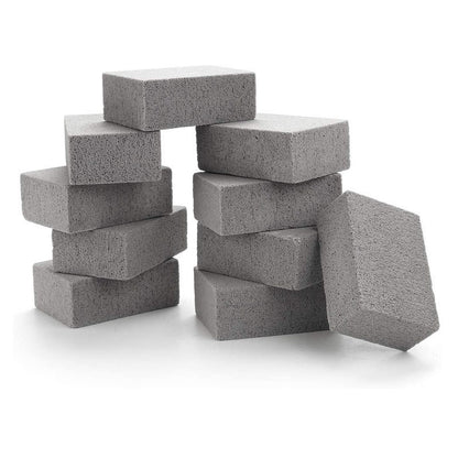 5 Pack Grill Cleaning Brick Pumice Stone BBQ Cleaner Block Heavy Duty Grease Remover for Griddle Stove and V888-ELOSUNG41190