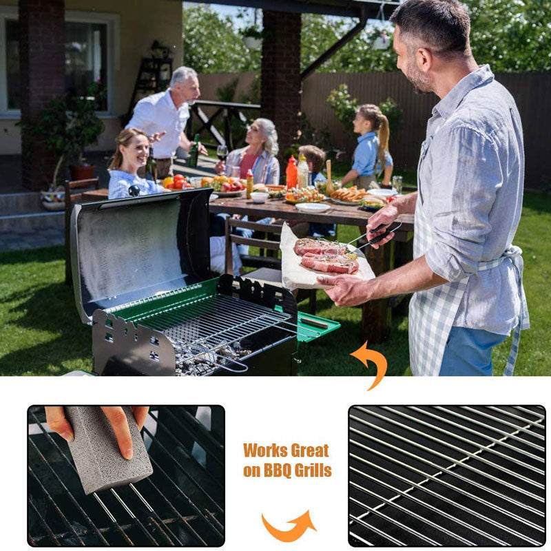 5 Pack Grill Cleaning Brick Pumice Stone BBQ Cleaner Block Heavy Duty Grease Remover for Griddle Stove and V888-ELOSUNG41190