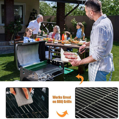 5 Pack Grill Cleaning Brick Pumice Stone BBQ Cleaner Block Heavy Duty Grease Remover for Griddle Stove and V888-ELOSUNG41190