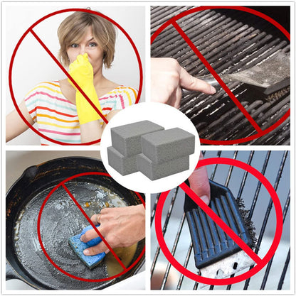 5 Pack Grill Cleaning Brick Pumice Stone BBQ Cleaner Block Heavy Duty Grease Remover for Griddle Stove and V888-ELOSUNG41190