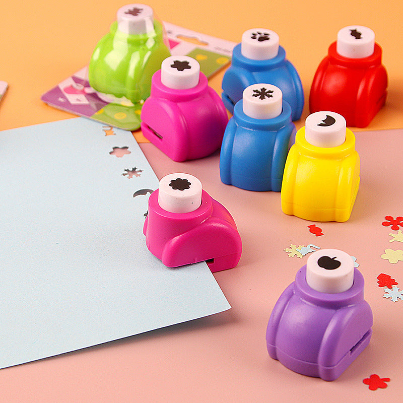10 Pack Mini Paper Craft Punch Set DIY Scrapbooking Hole Puncher Shapes for Kids Art & Card Making V888-ELOSUNG41222