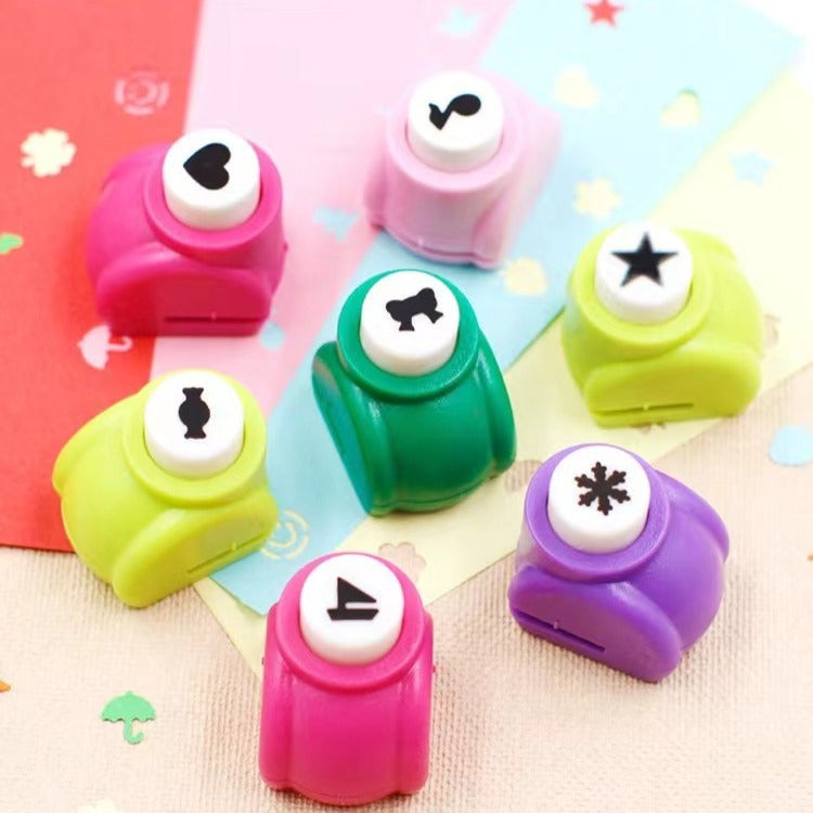 10 Pack Mini Paper Craft Punch Set DIY Scrapbooking Hole Puncher Shapes for Kids Art & Card Making V888-ELOSUNG41222