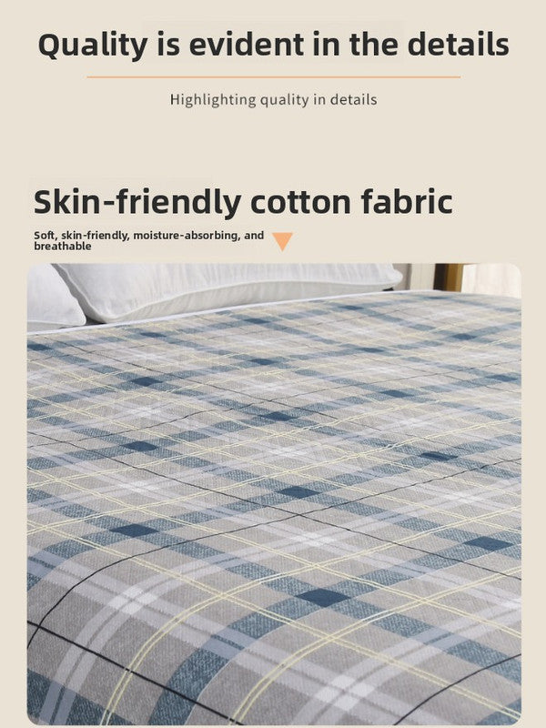 Washable Incontinence Bed Pad 150x200cm Reusable Waterproof Mattress Protector with Non-Slip Backing 4-Layer V888-ELOSUNG41226