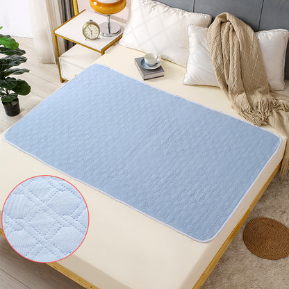 Washable Incontinence Bed Pad 180x200cm Reusable Waterproof Mattress Protector with Non-Slip Backing 4-Layer V888-ELOSUNG41235