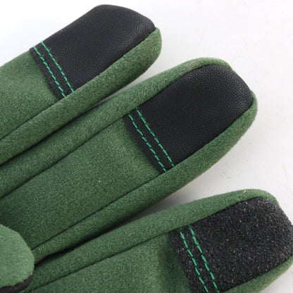 Green Long Gardening Gloves Thorn Proof Rose Pruning Gauntlets with Touchscreen Fingertips Breathable Forearm V888-ELOSUNG41242