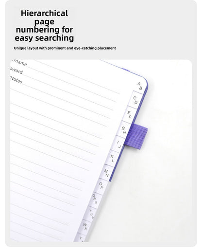 Green Password Log Book with Alphabetical Tabs Internet Address Organizer Small PU Leather Notebook with Owl V888-ELOSUNG41247
