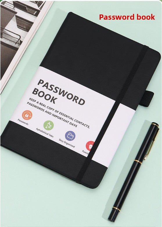 Rose Gold Password Book with Alphabetical Tabs B6 Hardcover Internet Address Logbook & Password Organizer V888-ELOSUNG41252