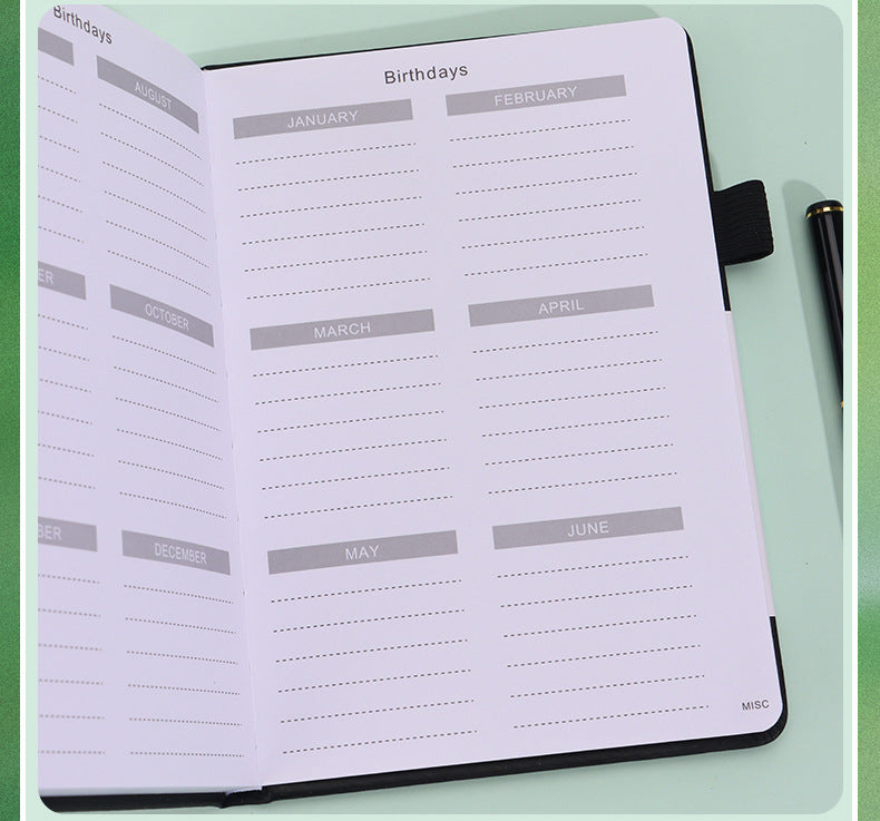 Black Password Book with Alphabetical Tabs B6 Hardcover Internet Address Logbook & Password Organizer with V888-ELOSUNG41253