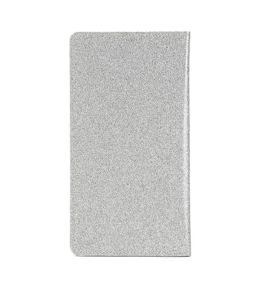 Car Registration and Insurance Holder Silver Glitter - Bling Vehicle Document Wallet - Slim Glove Box V888-ELOSUNG41291