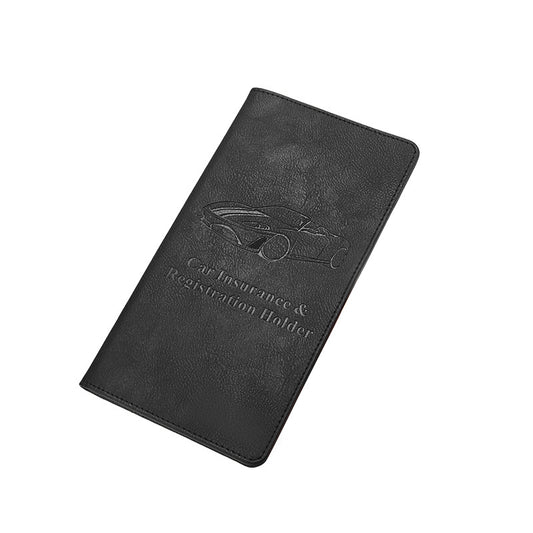 Car Registration and Insurance Holder Gold Glitter - Luxury Bling Vehicle Document Wallet - Slim Glove Box V888-ELOSUNG41292
