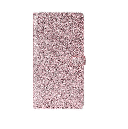 Car Registration and Insurance Holder Pink Glitter - Bling Vehicle Document Wallet with Secure Magnetic Strap V888-ELOSUNG41294