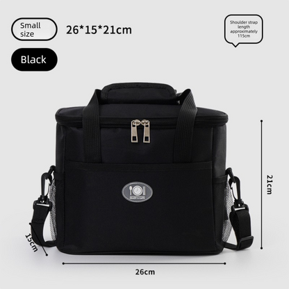 Insulated Lunch Bag Thermal Cooler Tote with Adjustable Shoulder Strap Waterproof Lining for Work School & V888-ELOSUNG41321