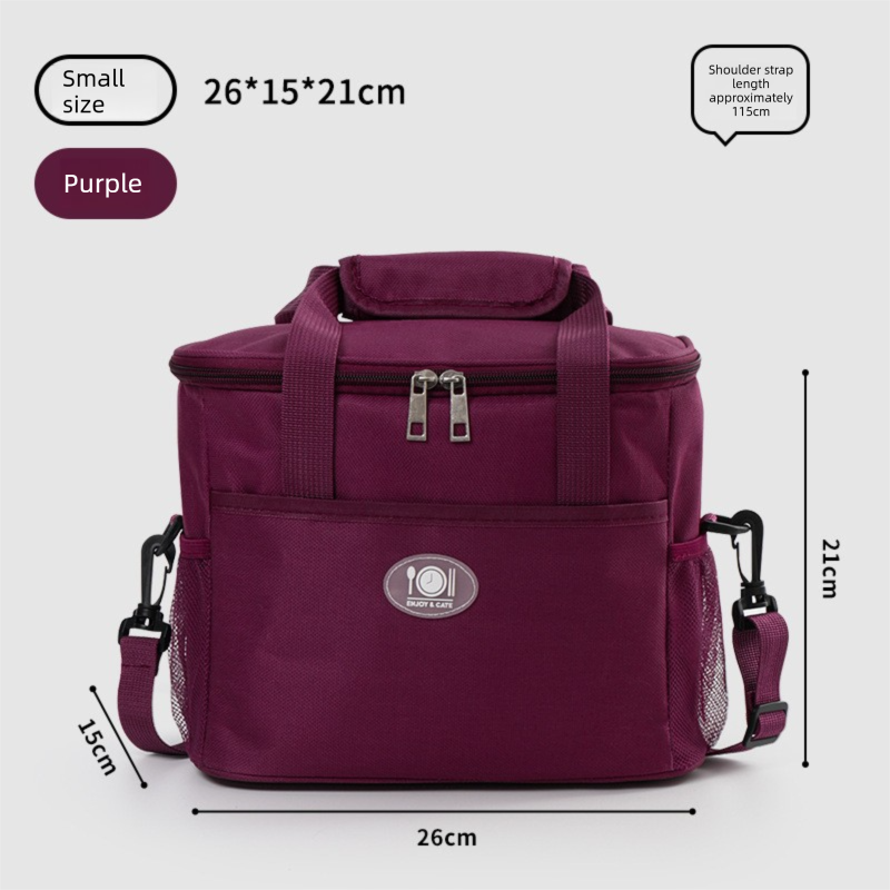 Insulated Lunch Bag Thermal Cooler Tote with Adjustable Shoulder Strap Waterproof Lining for Work School & V888-ELOSUNG41323