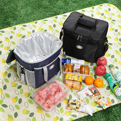 Insulated Lunch Bag Thermal Cooler Tote with Adjustable Shoulder Strap Waterproof Lining for Work School & V888-ELOSUNG41323