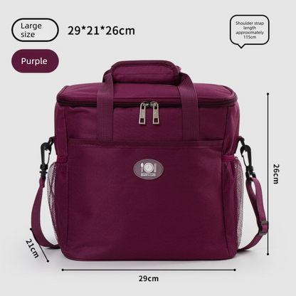 Large Insulated Cooler Bag Thermal Lunch Tote 16L Capacity with Adjustable Shoulder Strap for Picnics Camping V888-ELOSUNG41327