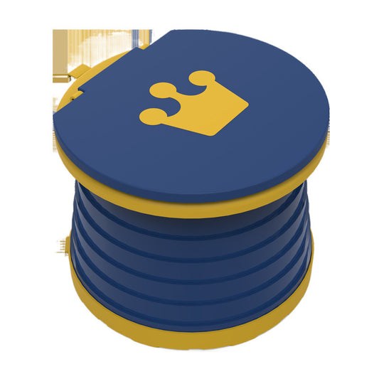 Kids Portable Travel Potty Foldable Training Toilet Seat - Blue - Compact Car & Camping Emergency Commode V888-ELOSUNG41451