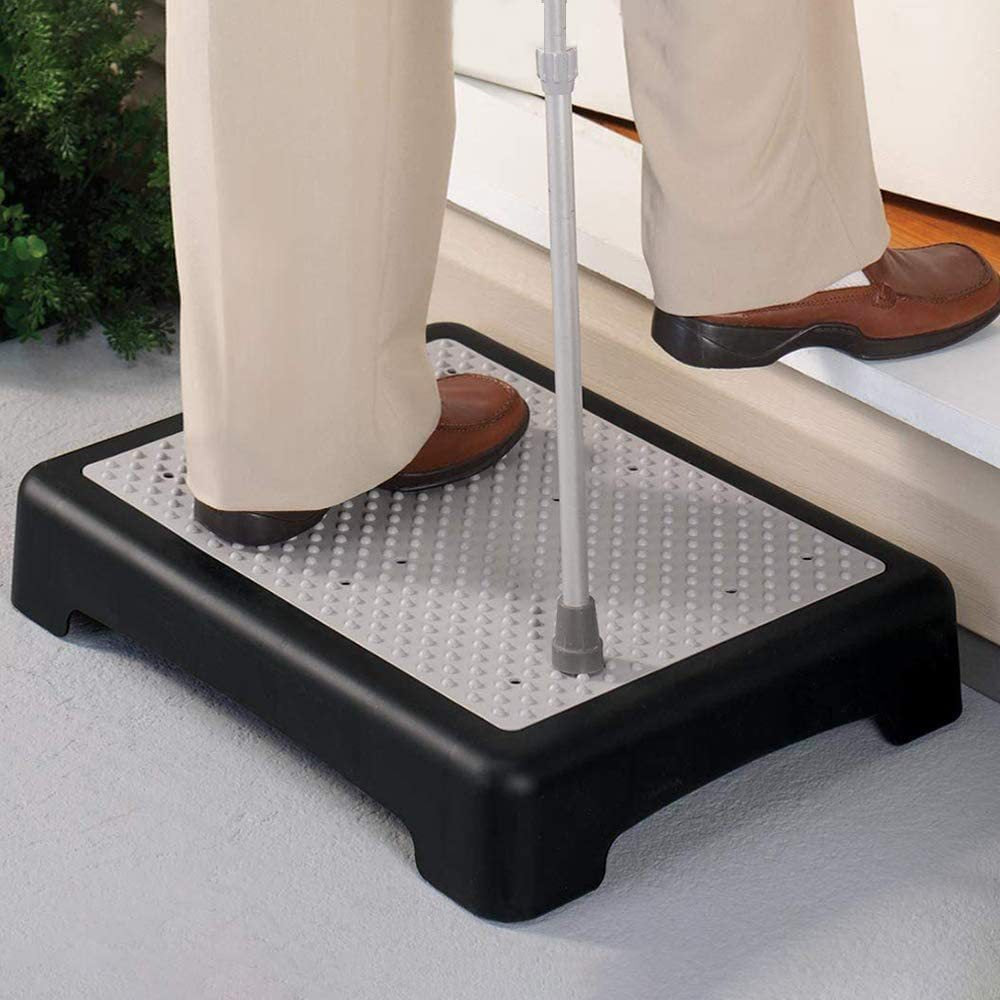 Portable Outdoor Half Step Stool Non-Slip Mobility Aid Compact Platform 43x33cm for Elderly Home Car & Bath V888-ELOSUNG41496