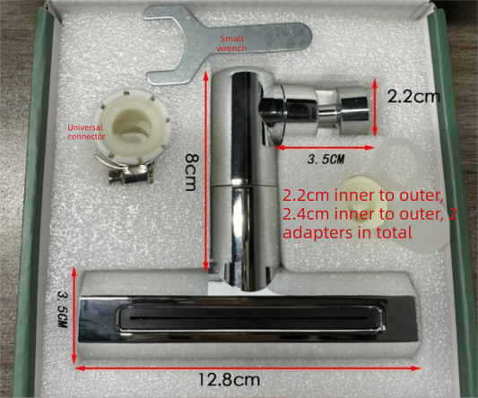 Waterfall Kitchen Tap Extender 4 Spray Modes 360 Swivel Faucet Aerator Flying Rain Nozzle High Pressure Sink V888-ELOSUNG41548