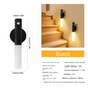 Matte Black Motion Sensor Night Light LED Rechargeable Magnetic Stick Wall Lamp Smart Wireless Batten for V888-ELOSUNG41561
