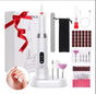Electric Nail Drill Kit Cordless Portable E-File with Charging Base & LED Display White Gift Set Includes 30 V888-ELOSUNG41576