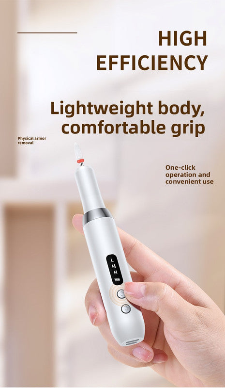 Electric Nail Drill Kit Cordless Portable E-File with Charging Base & LED Display White Gift Set Includes 30 V888-ELOSUNG41576