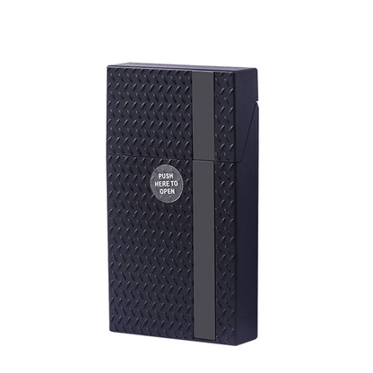 2 Pack Slim Cigarette Case Hard Shell Holder for 40 Cigarettes Durable ABS Plastic Crush Proof Box with V888-ELOSUNG41578