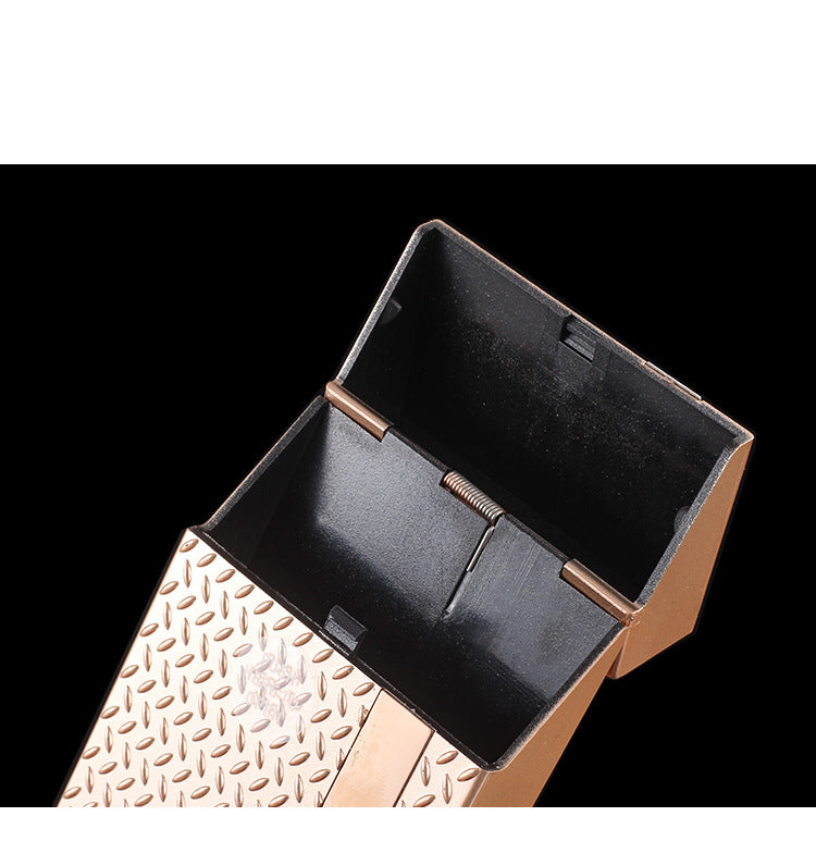 2 Pack Slim Cigarette Case Hard Shell Holder for 40 Cigarettes Durable ABS Plastic Crush Proof Box with V888-ELOSUNG41578