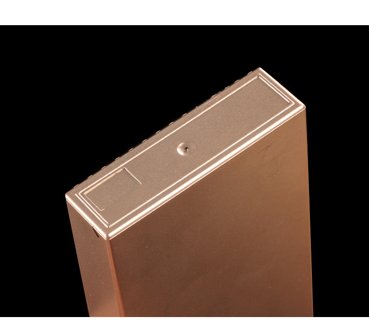 2 Pack Slim Cigarette Case Hard Shell Holder for 40 Cigarettes Durable ABS Plastic Crush Proof Box with V888-ELOSUNG41578