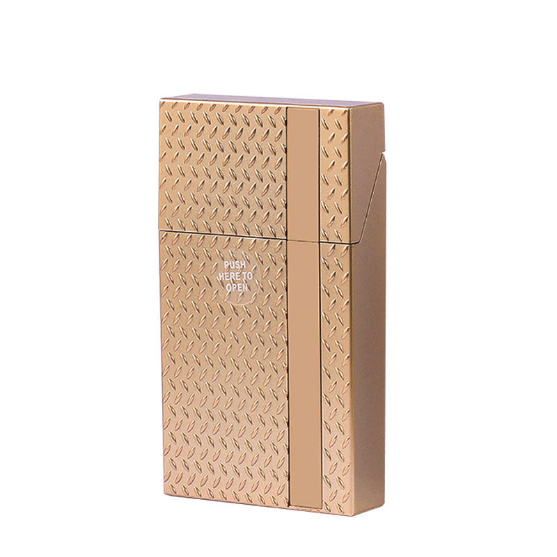 2 Pack Slim Cigarette Case Hard Shell Holder for 40 Cigarettes Durable ABS Plastic Crush Proof Box with V888-ELOSUNG41579
