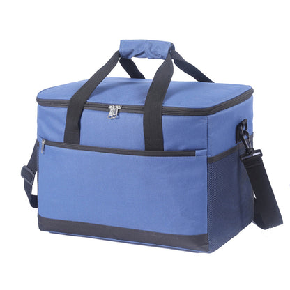 Large 30L Insulated Cooler Bag - Leakproof Thermal Lunch Tote with Shoulder Strap - Heavy Duty Blue Picnic V888-ELOSUNG41716