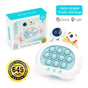 Electronic Fast Push Pop Game - Astronaut Space Edition Fidget Console with Lights & Sound - 4 Modes Memory & V888-ELOSUNG41744