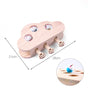 Interactive Wooden Cat Toy Whack-A-Mole Box - Solid Pine Puzzle Game with Pop-Up Plush Mice - Mental V888-ELOSUNG41750